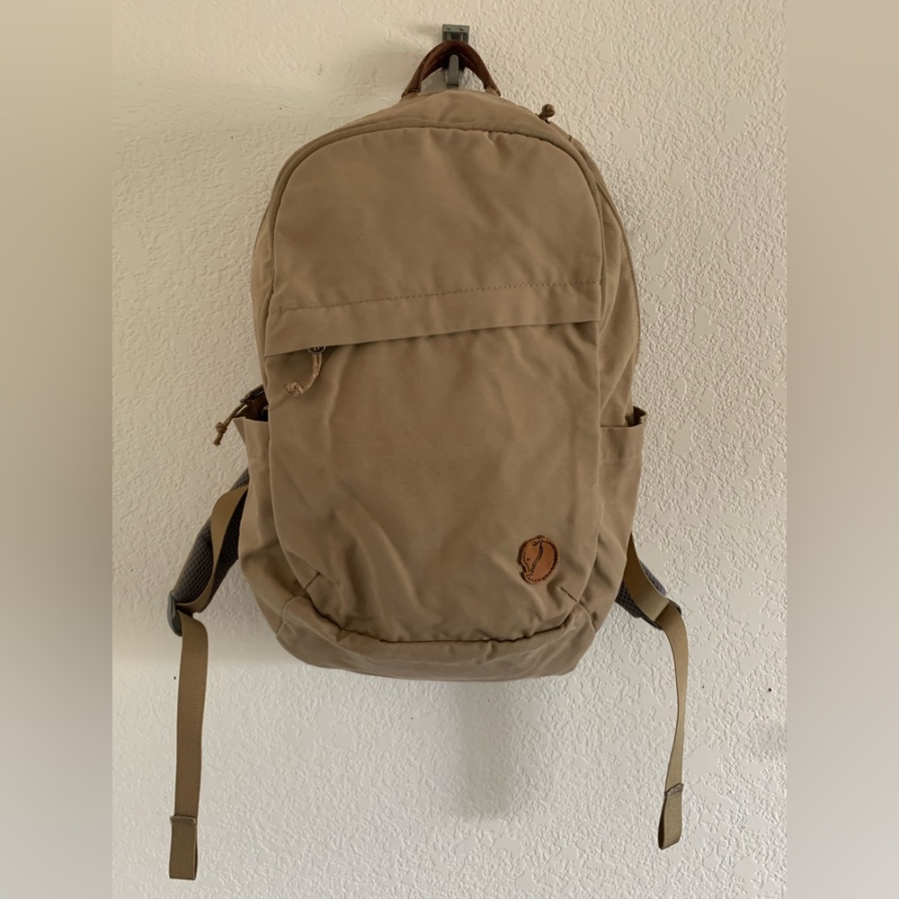 Fjallraven G1000 Canvas Backpack Bag Khaki Brown School